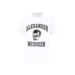 Alexander Mcqueen Varsity White Cotton T-Shirt - NWT